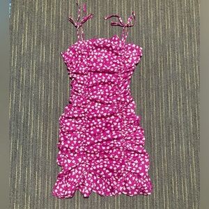 SHEIN Pink Floral Dress